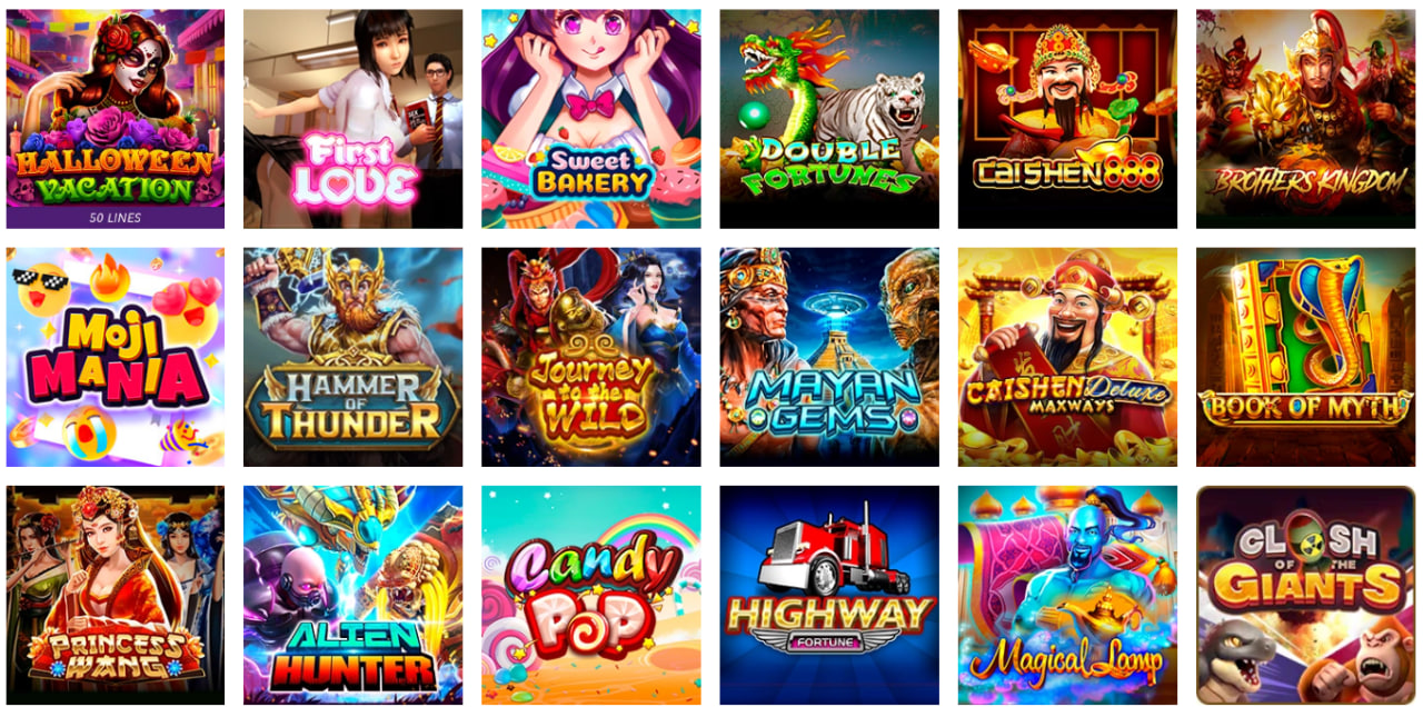 Spielportfolio und Software-Partner